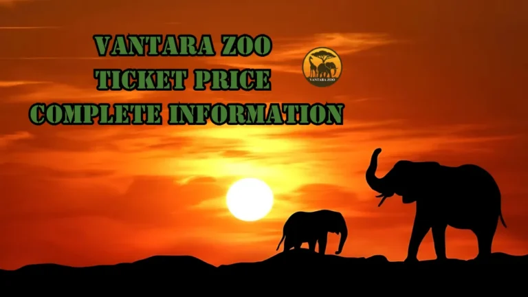Vantara Zoo Ticket Price